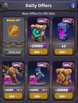 Priestess event daily offers